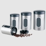 ظرف حبوبات در 4 سایز استیل یونیک 5990 - Image 3