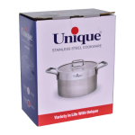 قابلمه استیل درب فلت یونیک سایز 16 کد 9902 - Image 6