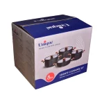 سرویس قابلمه یونیک 8پارچه طرح چوب کد 8188 - Image 2