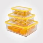 ظروف نگهدارنده لیمون مدل شیاردار کد2100 (3 عددی) - Image 4