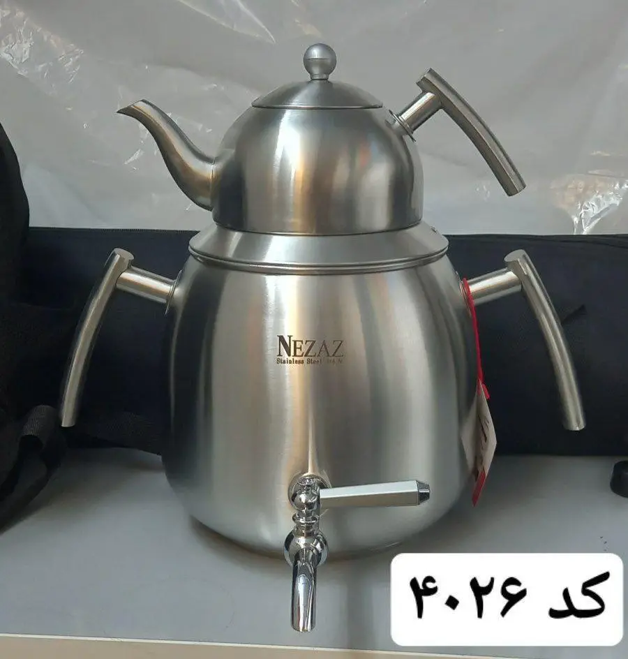 کتری قوری کف چدن نزاز 4026 - Image 2