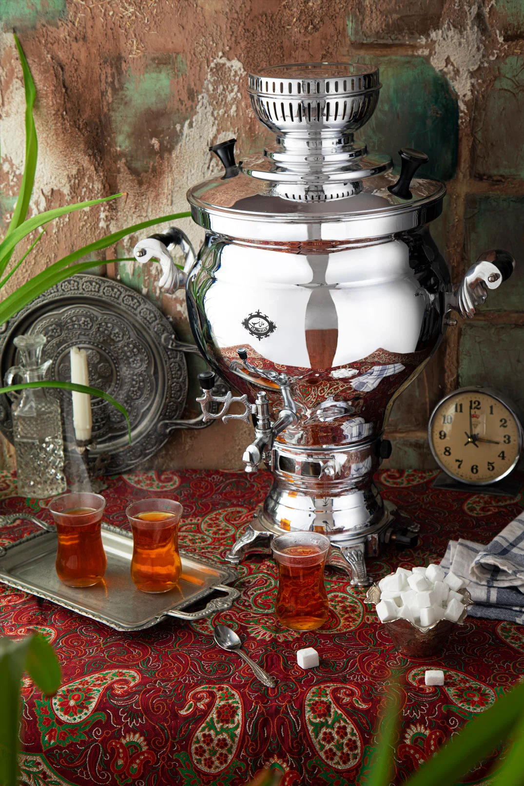 سماور گازی عالی نسب مدل ارس سیمین حجم 8/5 لیتر - Image 2