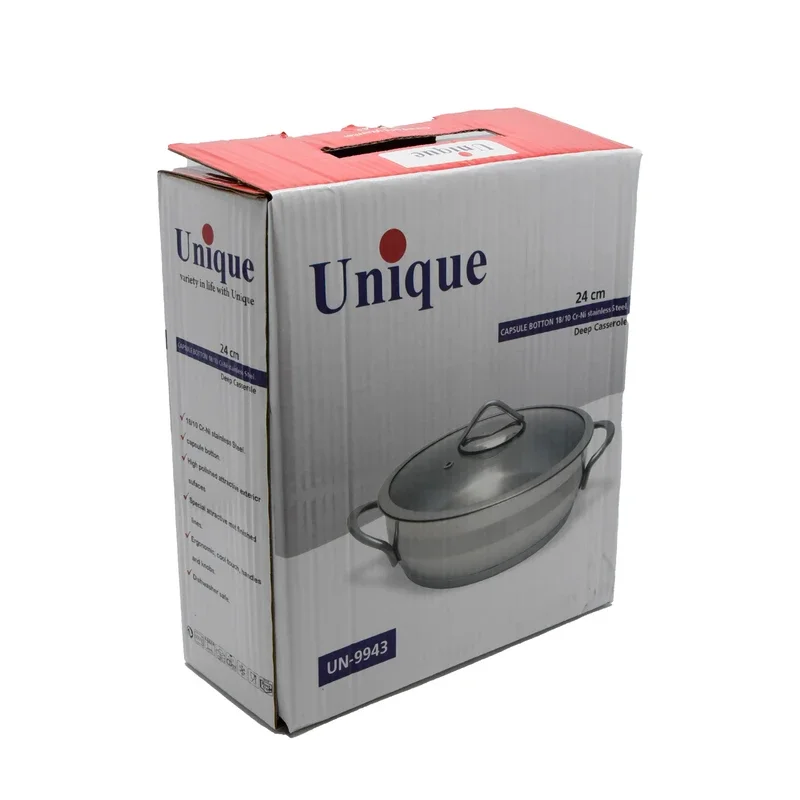 تابه استیل یونیک سایز 24 کد UN-9943 - Image 2