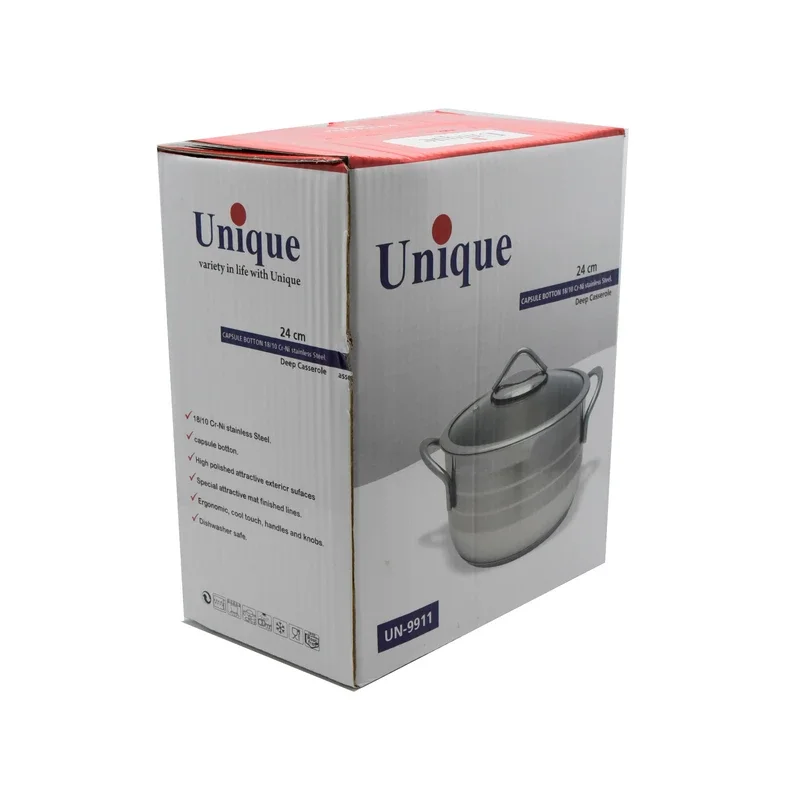 قابلمه استیل یونیک سایز 20 کد 9907 - Image 2