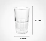 لیوان شیشه ای لیمون کد2486 (290سی سی) - 6 عددی - Image 3