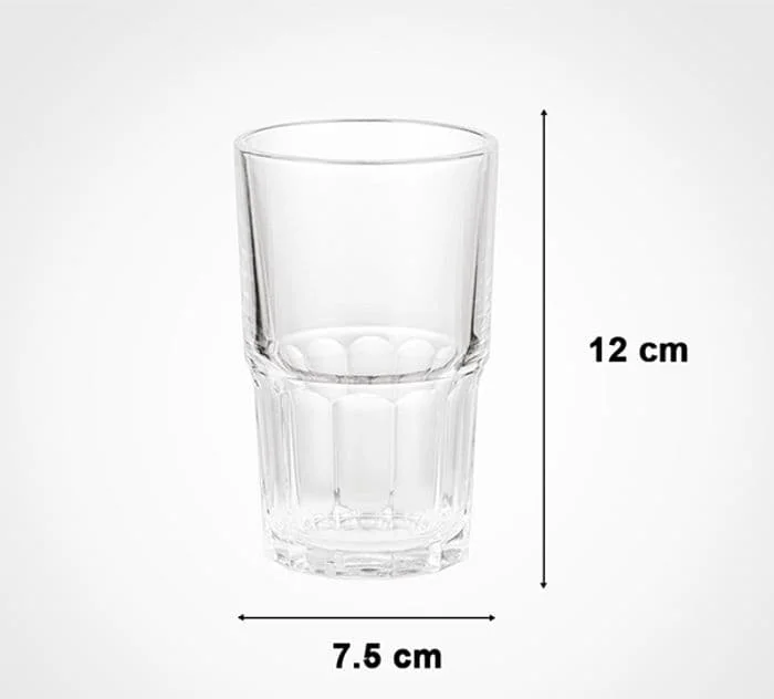 لیوان شیشه ای لیمون کد2486 (290سی سی) - 6 عددی - Image 3