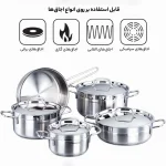سرویس قابلمه 9 پارچه کرکماز مدل Alfa کد A1660 - Image 4