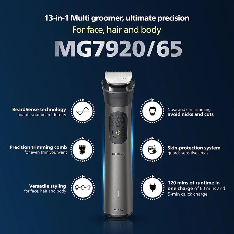 ماشین اصلاح موی صورت فیلیپس مدل MG7920 - Image 3