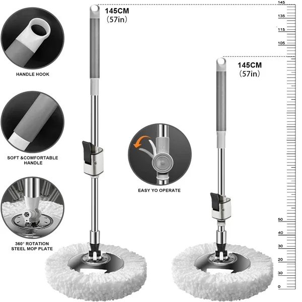 تی چرخشی استیل WS مدل مستطیل کد SS20 - Image 3