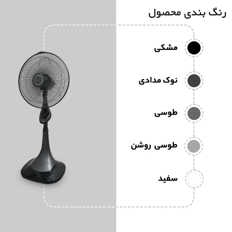 پنکه پارس خزر مدل 4070R - Image 4