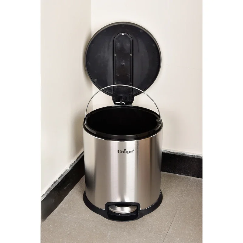 سطل زباله یونیک مدل استیل 14 لیتر کد 4450 - Image 4